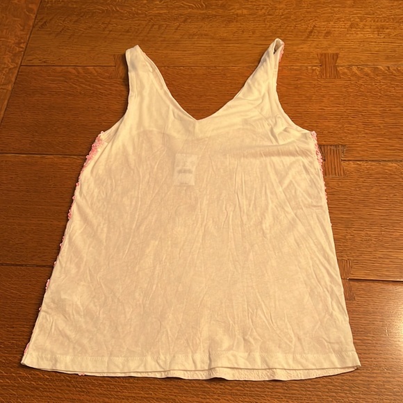 NWT JCrew pink sequin Tank Top (Size M) - Picture 5 of 9